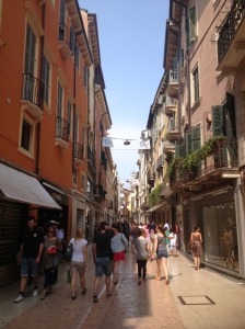 The streets of Verona 