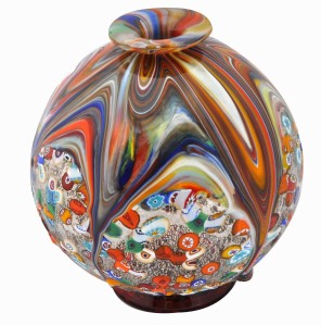 Murano Glass Vase (Elis Murano Glass) 